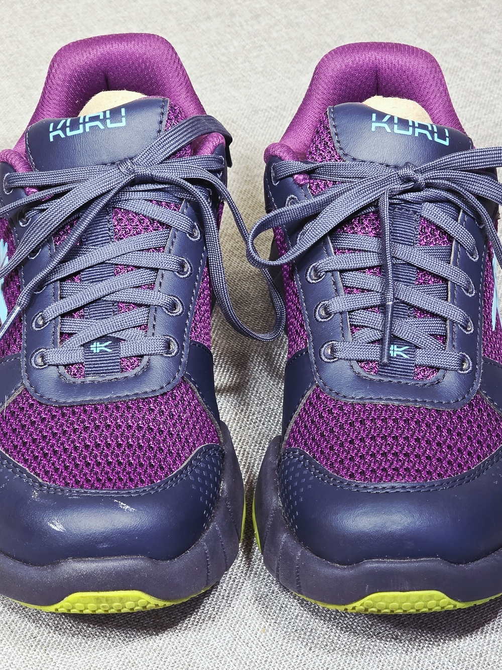 Kuru Quantum 2 Women's 6.5 M Electric Grape Purple Walking Sneakers Kurusole - Picture 4 of 9